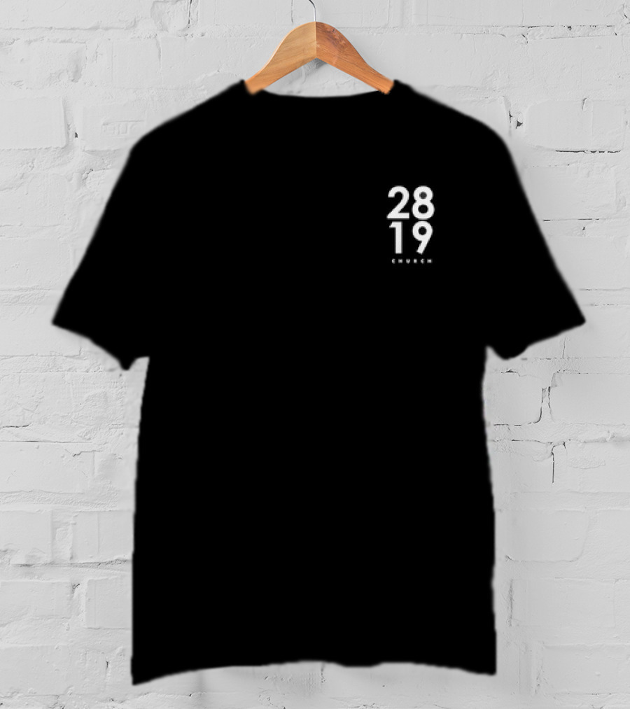 2819 Church Minimalist Text T-Shirt