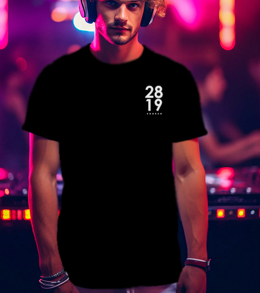 2819 Church Minimalist Text T-Shirt