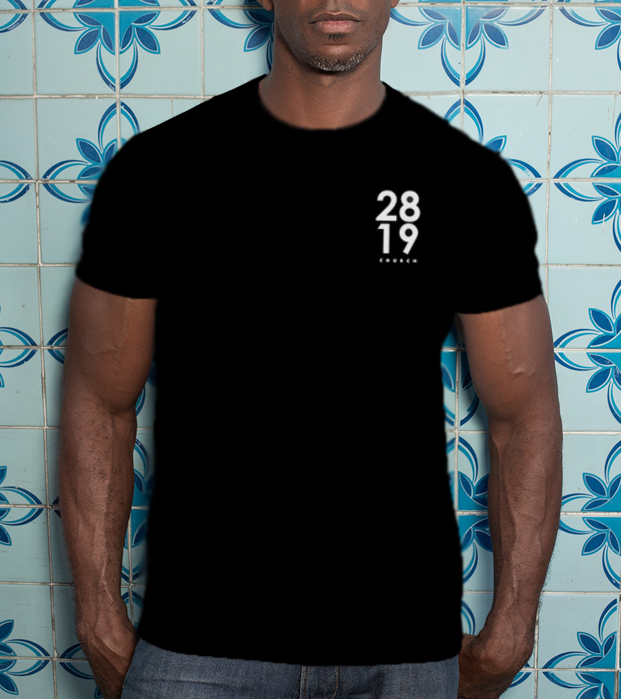 2819 Church Minimalist Text T-Shirt