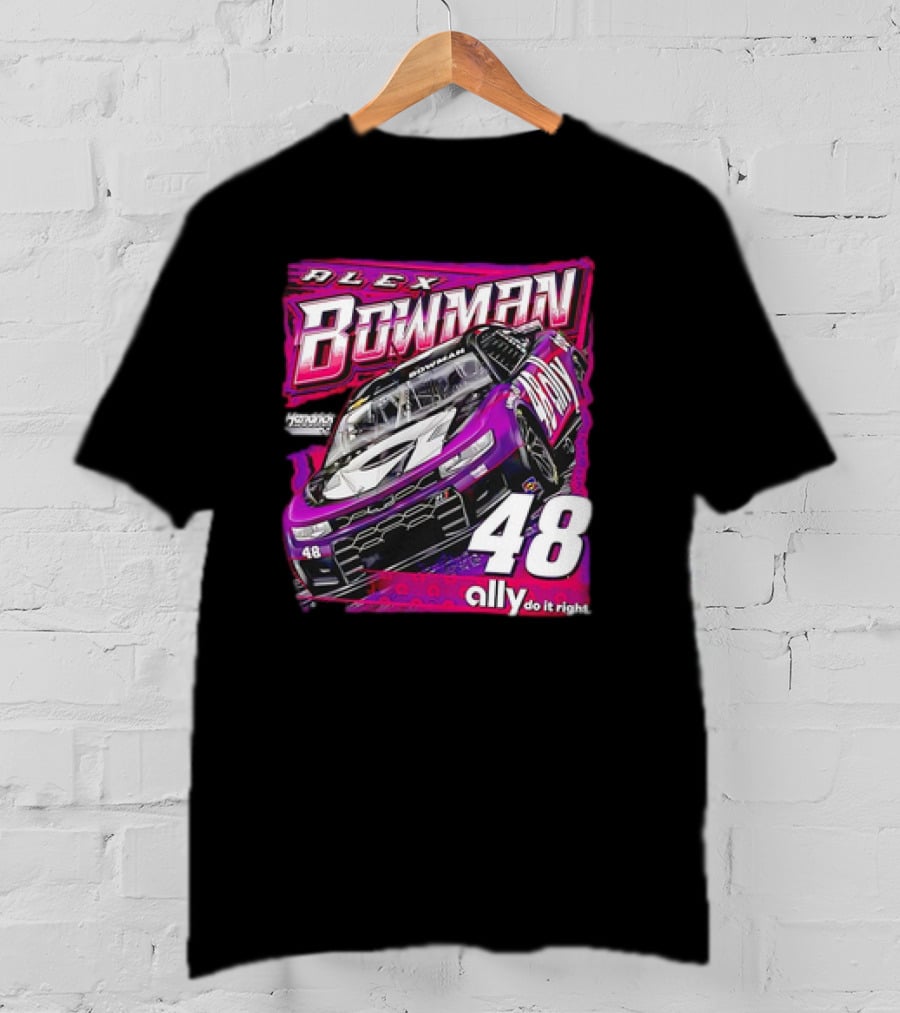 Alex Bowman 48 Chevrolet ZL1 Hendrick Motorsports Ally Racing T-Shirt