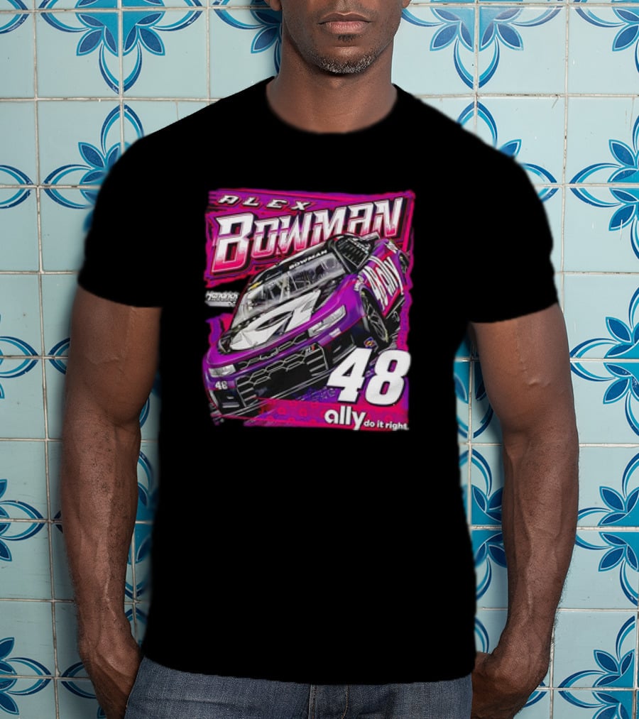 Alex Bowman 48 Chevrolet ZL1 Hendrick Motorsports Ally Racing T-Shirt