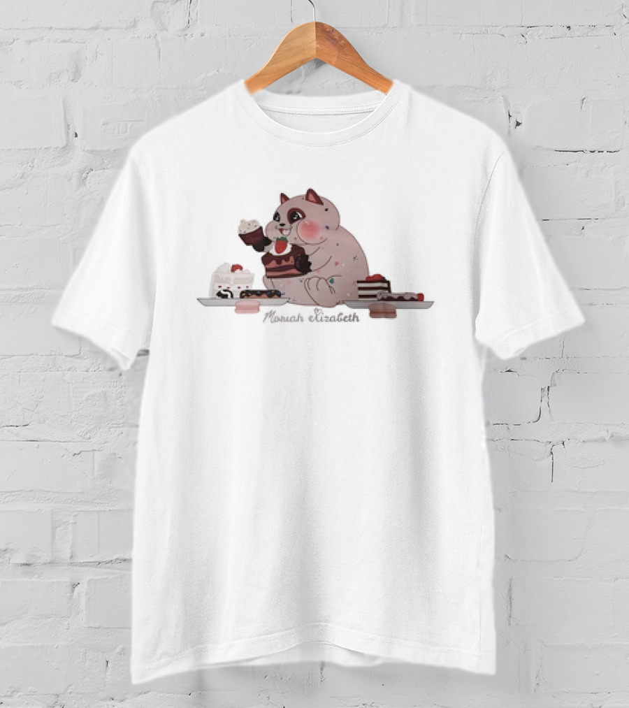 Moriah Elizabeth Cat Enjoying Cakes T-Shirt
