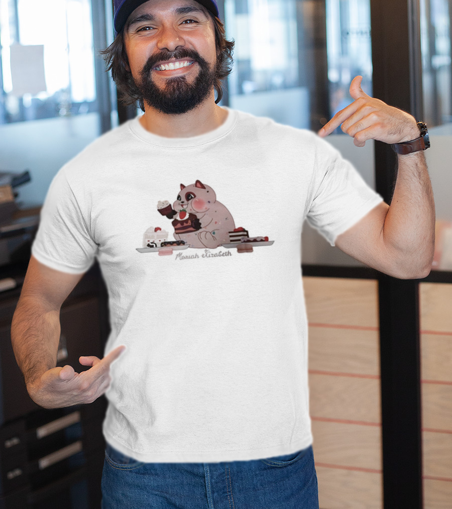 Moriah Elizabeth Cat Enjoying Cakes T-Shirt