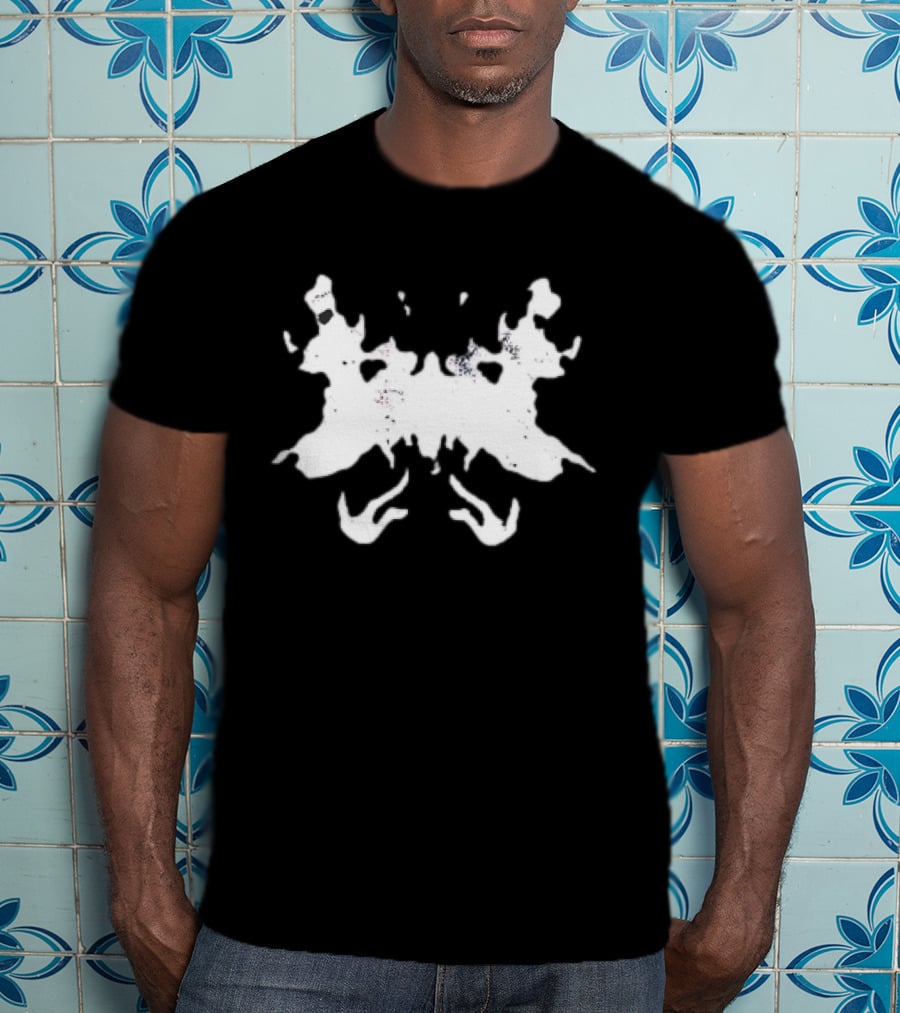 Angel Fish Rorschach Inkblot Symmetry T-Shirt