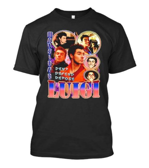 Mansion Party Luigi Deny Defend Depose T-Shirt