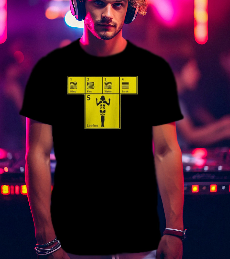 Five Elements Wind Fire Water Earth Leeloo Iconic T-Shirt