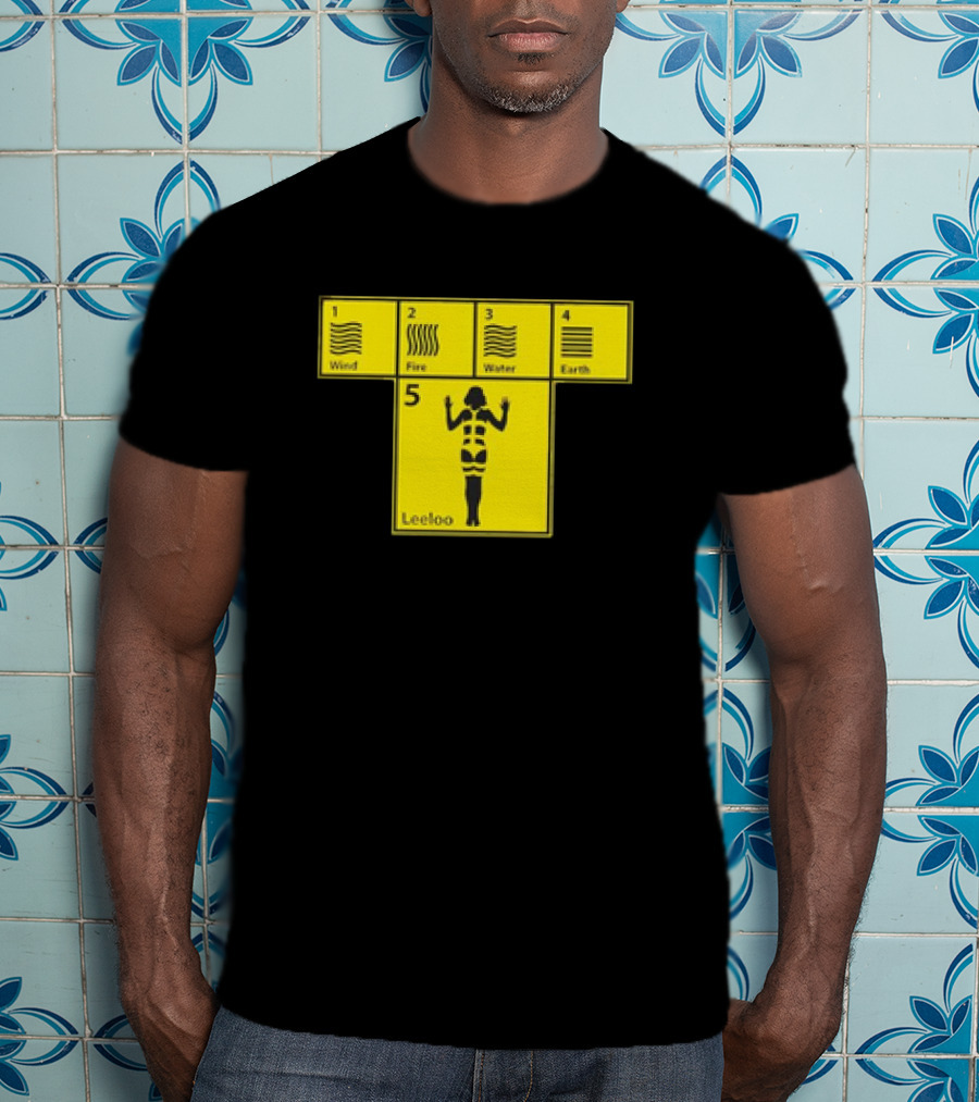 Five Elements Wind Fire Water Earth Leeloo Iconic T-Shirt