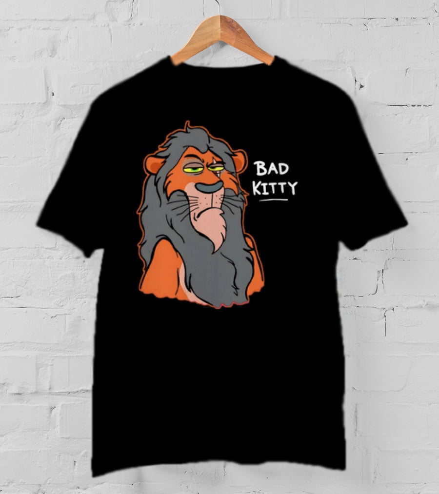 Scar Bad Kitty Lion Expression T-Shirt