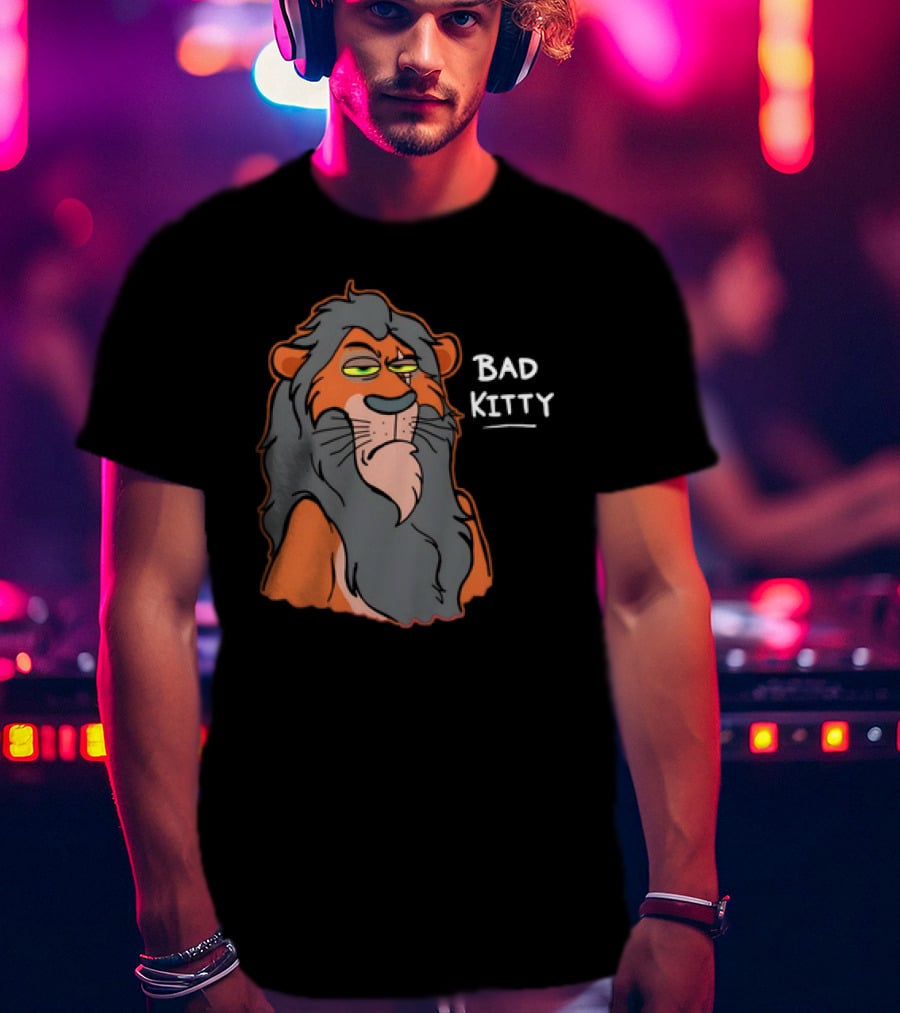 Scar Bad Kitty Lion Expression T-Shirt