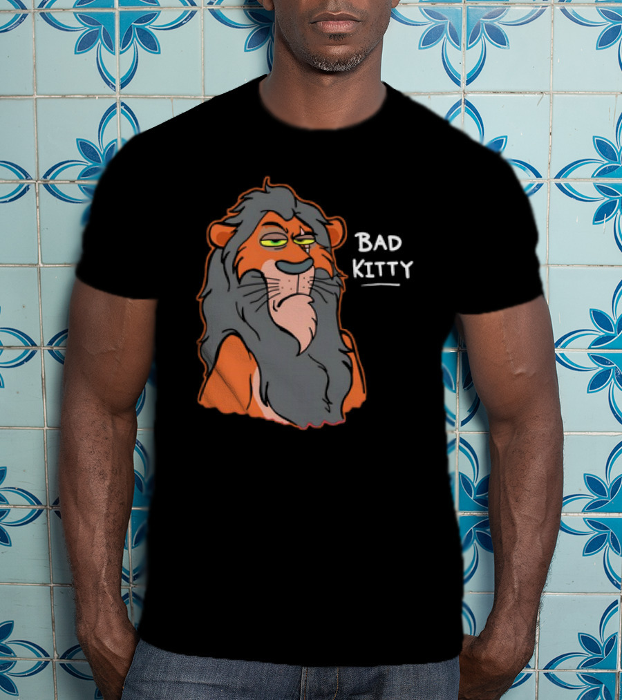 Scar Bad Kitty Lion Expression T-Shirt