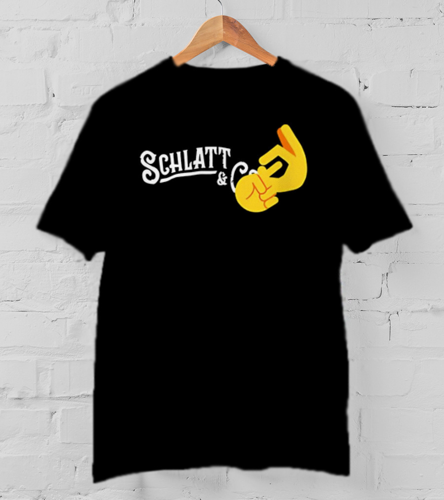 Schlatt And CO Hand Emoji Gesture T-Shirt