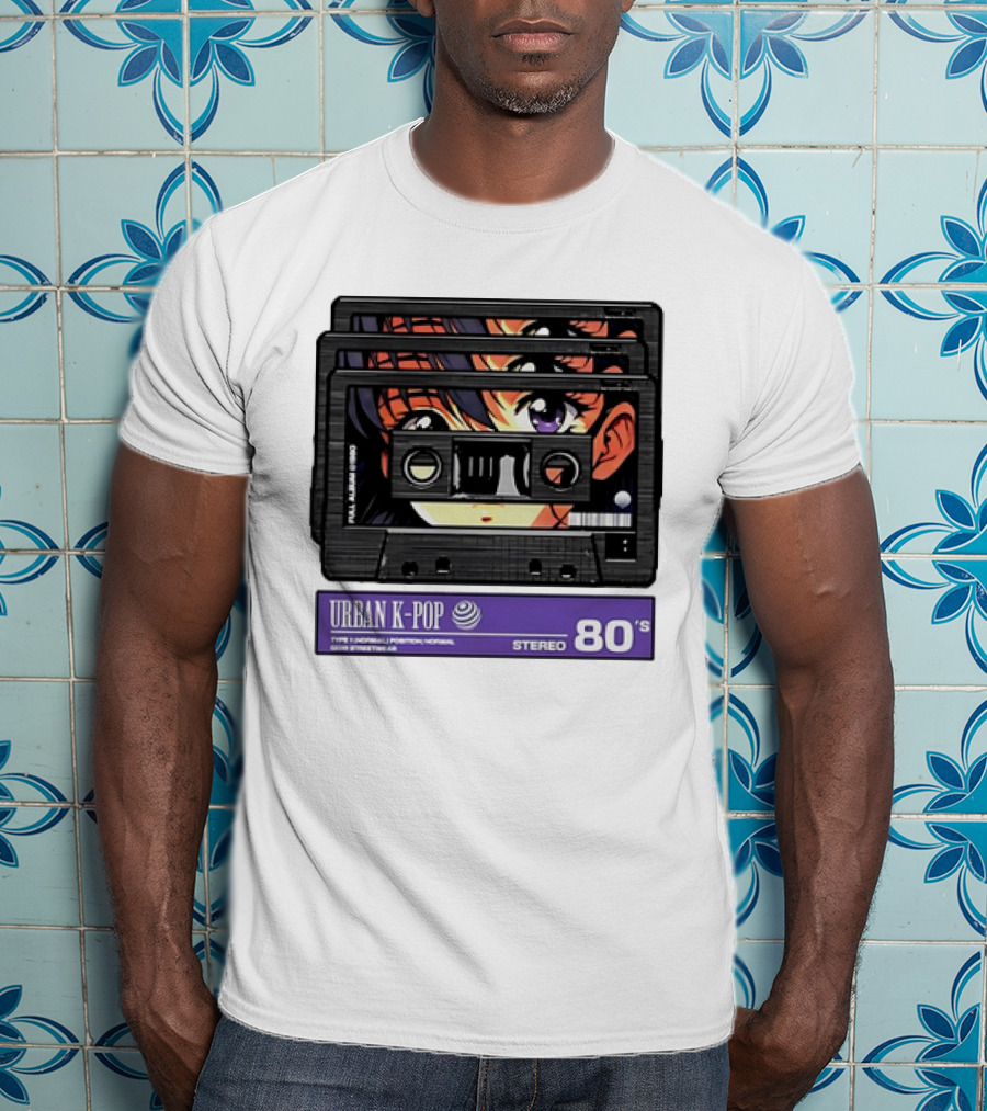 Cassette Tape Urban K-Pop Stereo 80’s Anime T-Shirt