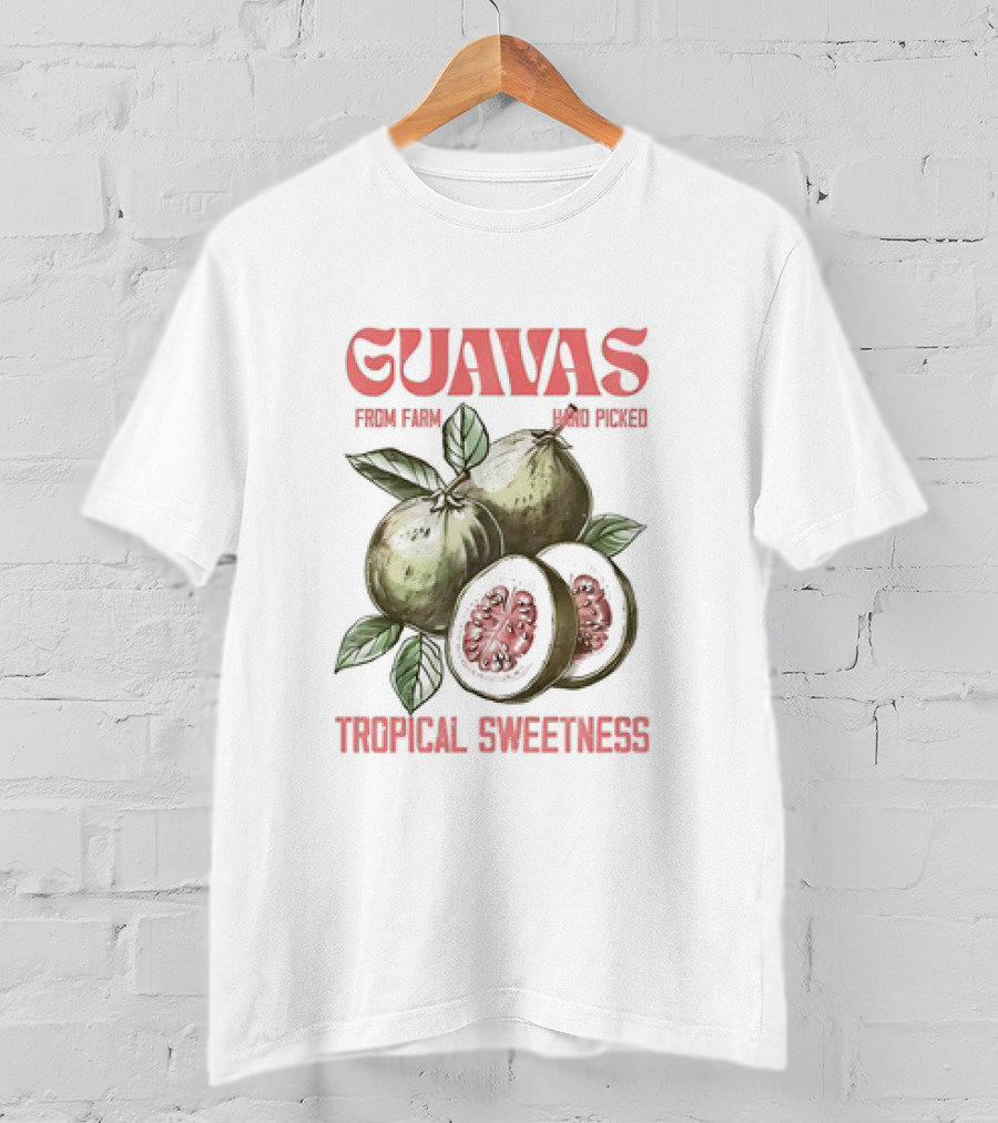 Guavas Hand Picked From Farm Tropical Sweetness T-Shirt