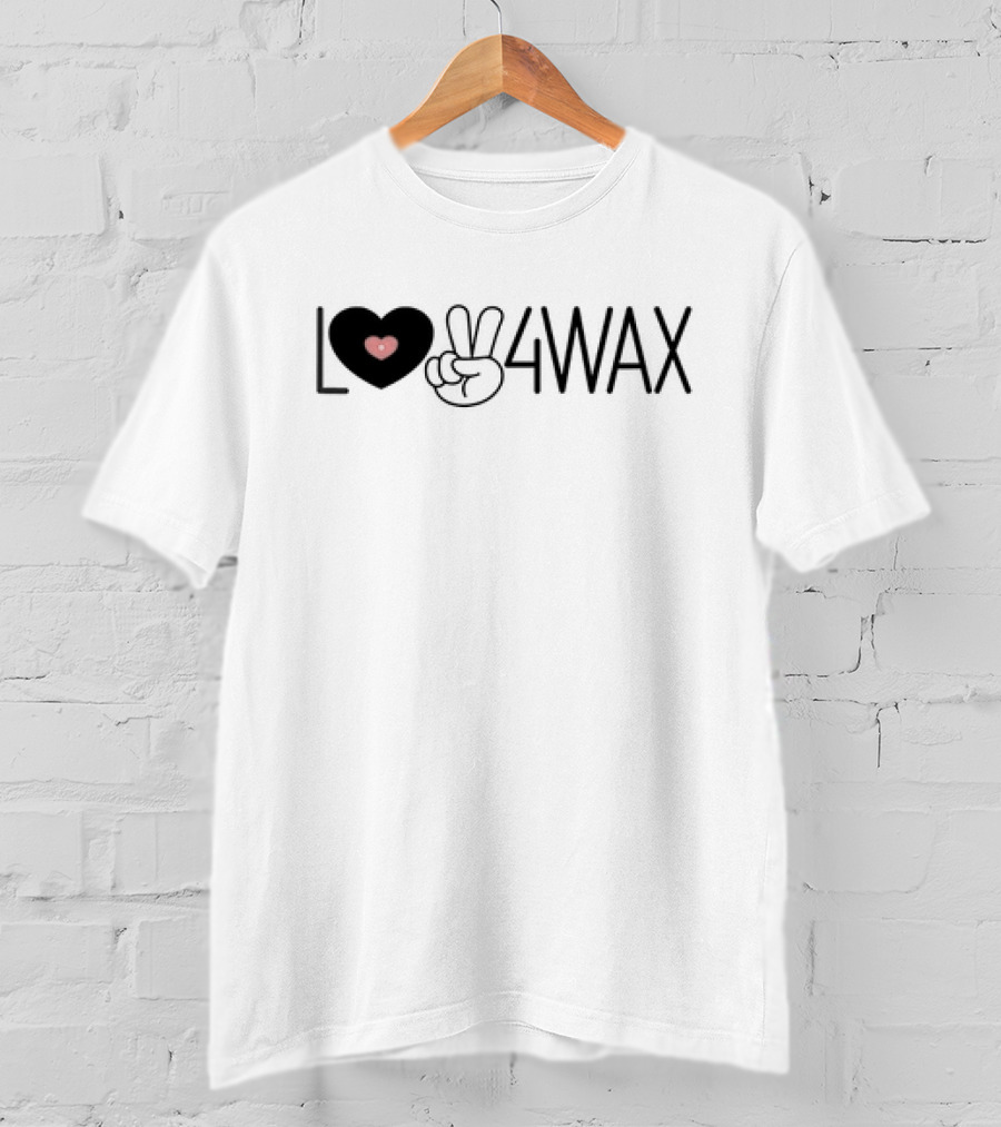 Luv Heart Peace Sign 4WAX T-Shirt