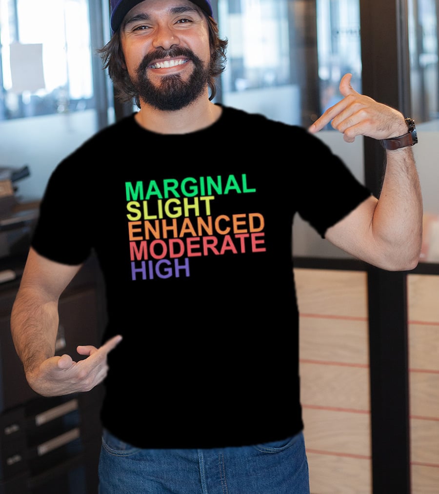 Marginal Slight Enhanced Moderate High T-Shirt