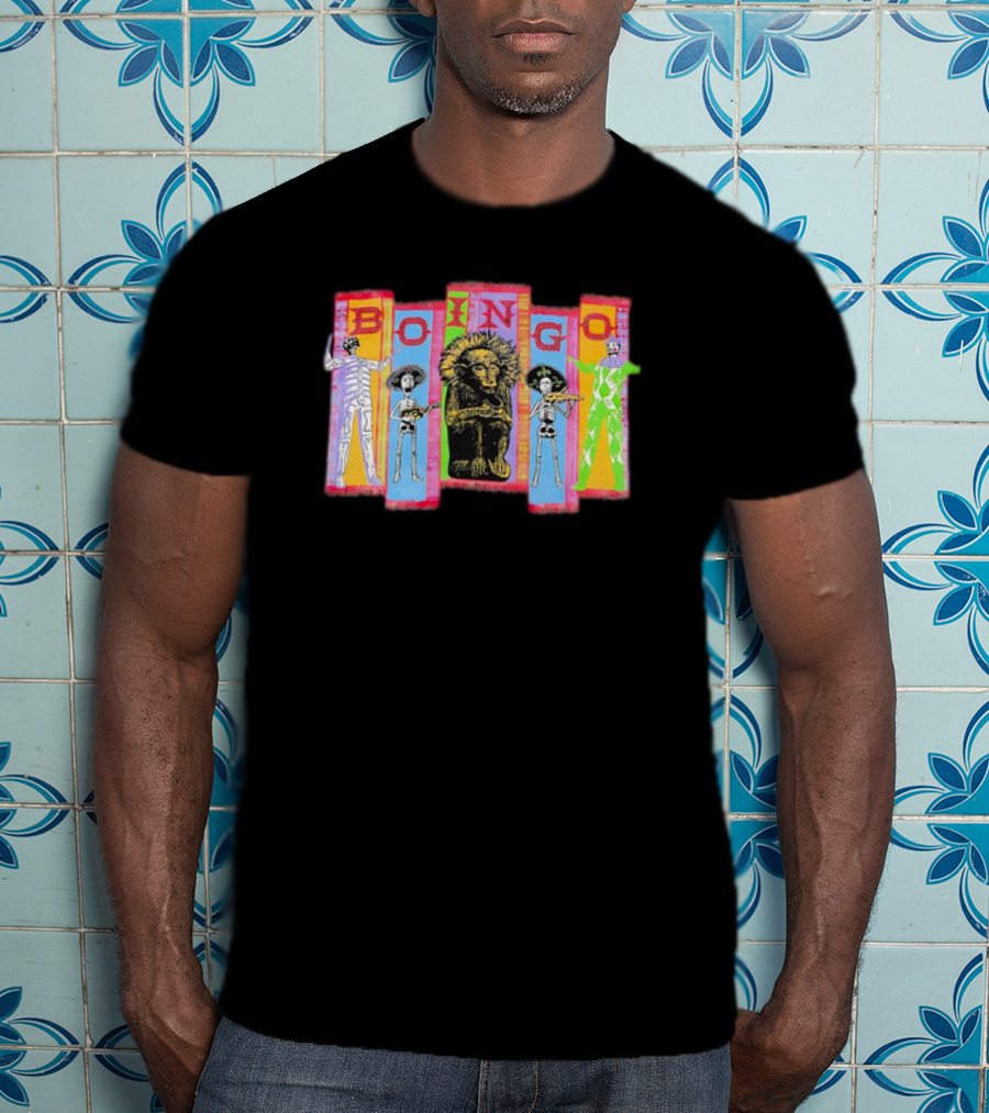 Oingo Boingo 1994 Vintage Skeletons Lion T-Shirt
