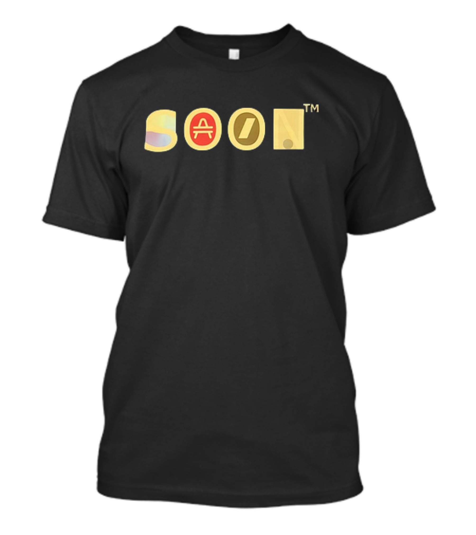 Soon Logos Cryptocurrency Design Fiat Acala Polygon Bitcoin T-Shirt