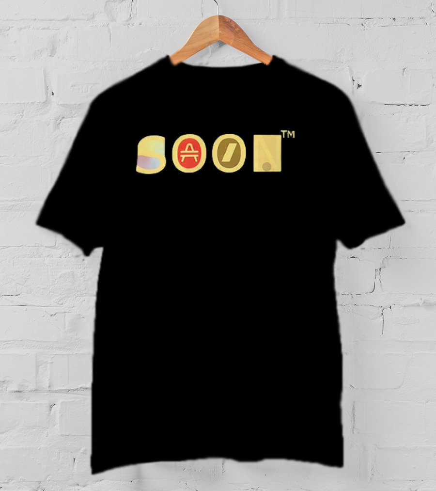 Soon Logos Cryptocurrency Design Fiat Acala Polygon Bitcoin T-Shirt