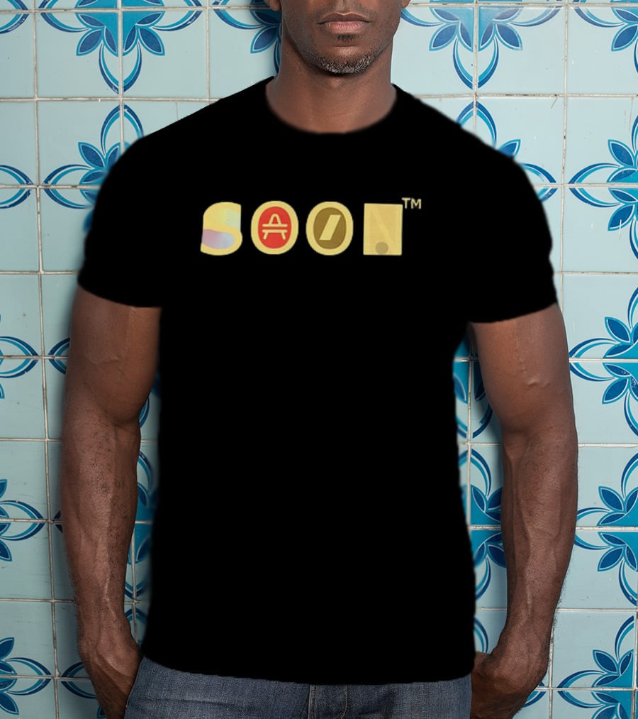 Soon Logos Cryptocurrency Design Fiat Acala Polygon Bitcoin T-Shirt