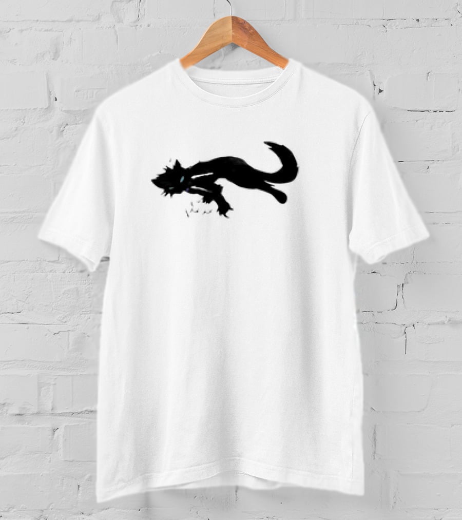 Scourge Cat Silhouette Fw Black Feline T-Shirt