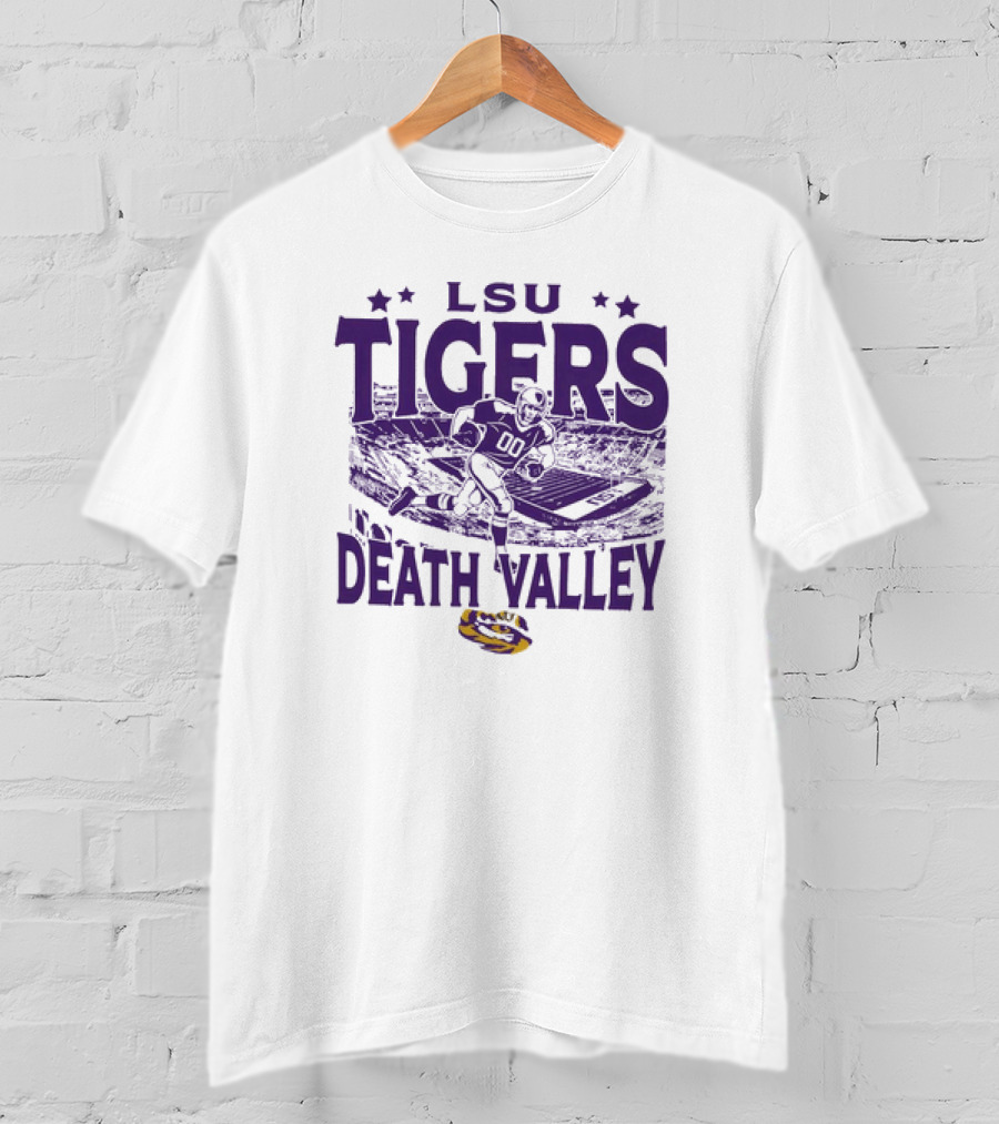 LSU Tigers Death Valley Football Stadium Player T-Shirt