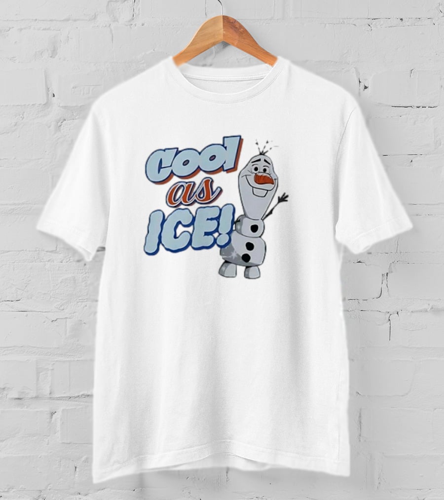 Olaf Cool As Ice Frozen Snowman Fun T-Shirt