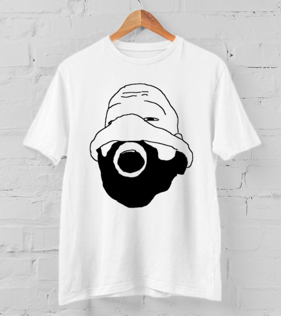 Ye Kanye West Nitrous Mask Drawing T-Shirt