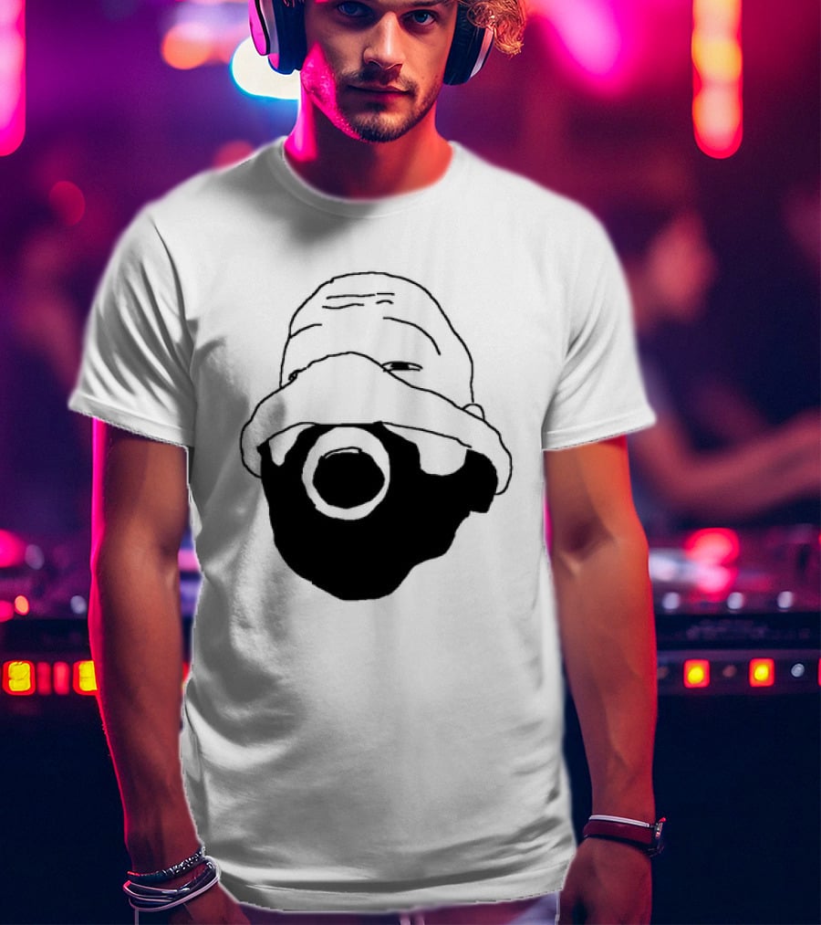 Ye Kanye West Nitrous Mask Drawing T-Shirt