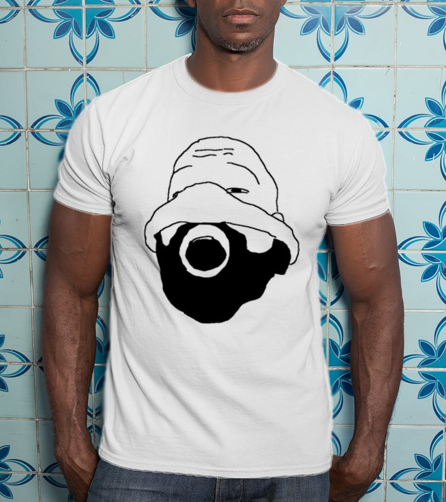 Ye Kanye West Nitrous Mask Drawing T-Shirt