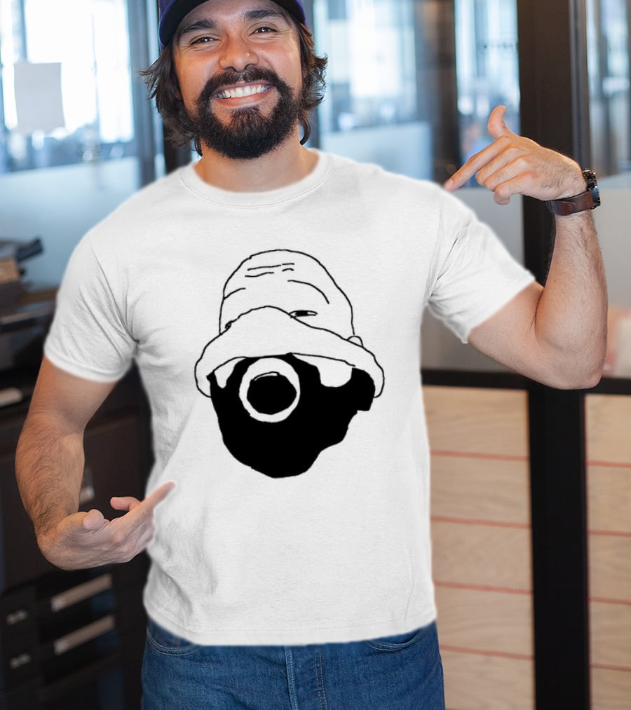 Ye Kanye West Nitrous Mask Drawing T-Shirt
