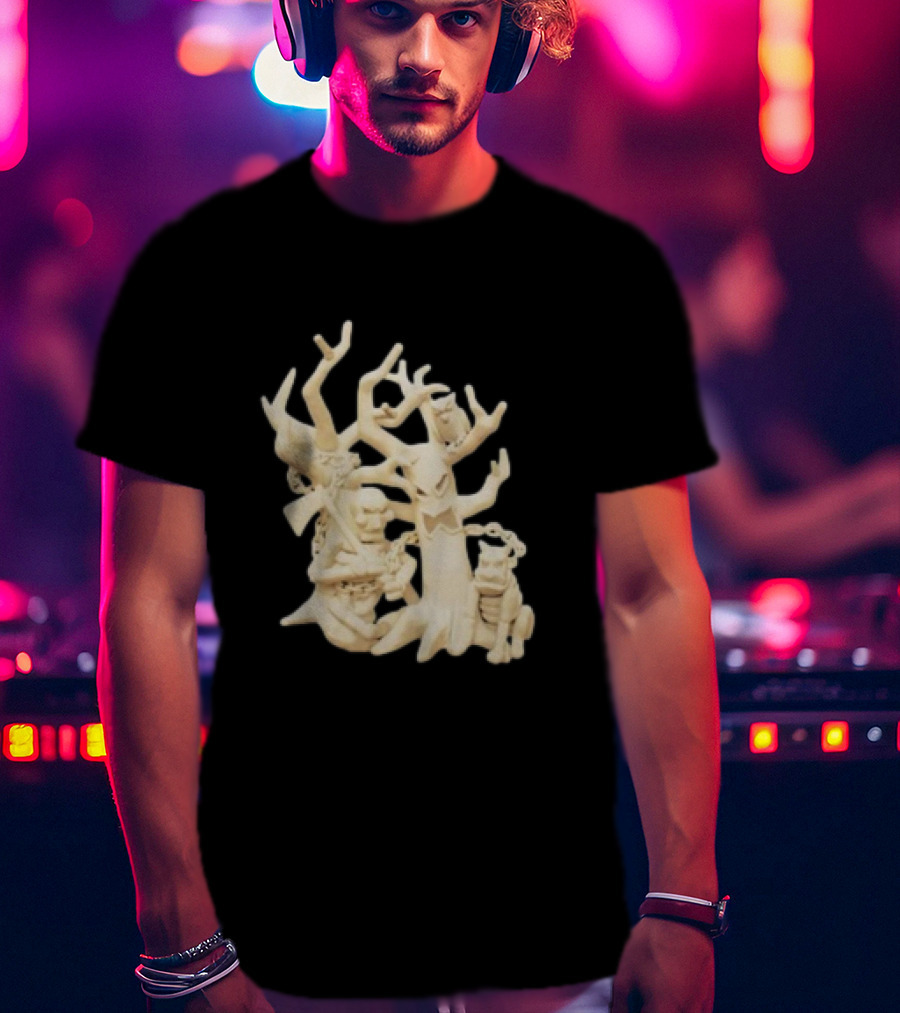 Spooky Woods Woodland Haunted Forest Creatures T-Shirt
