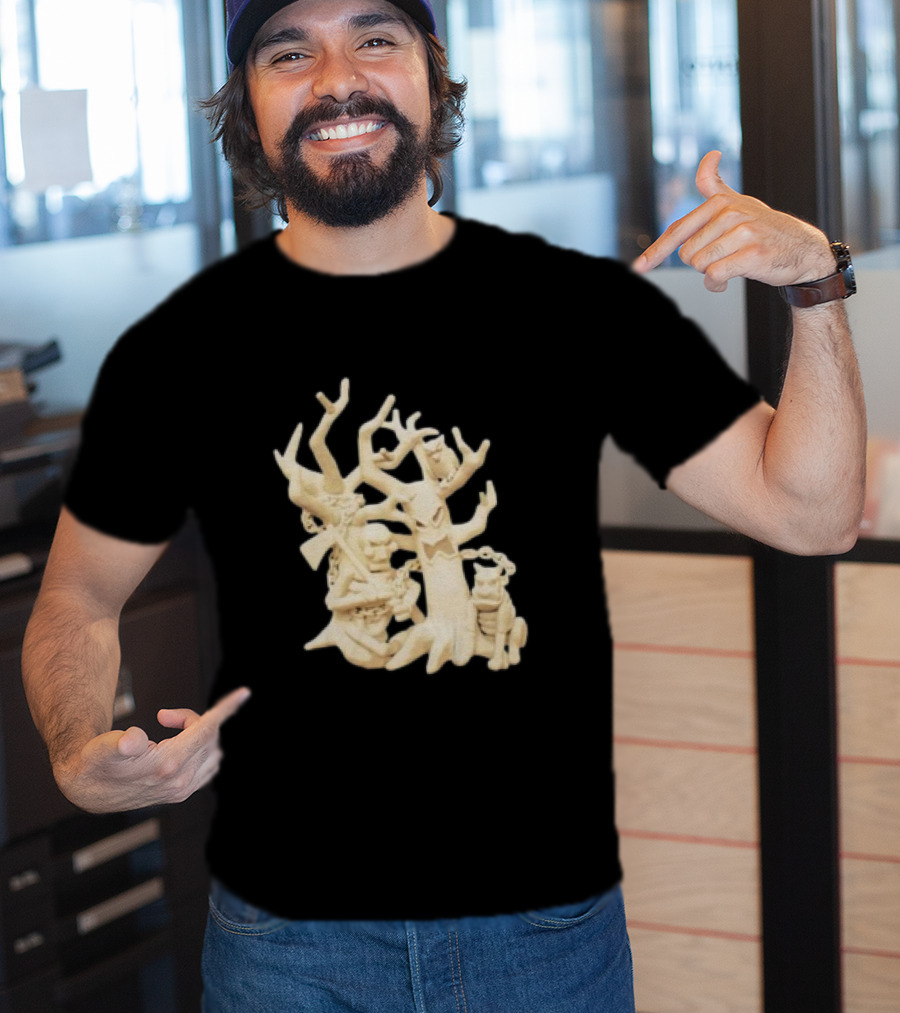 Spooky Woods Woodland Haunted Forest Creatures T-Shirt