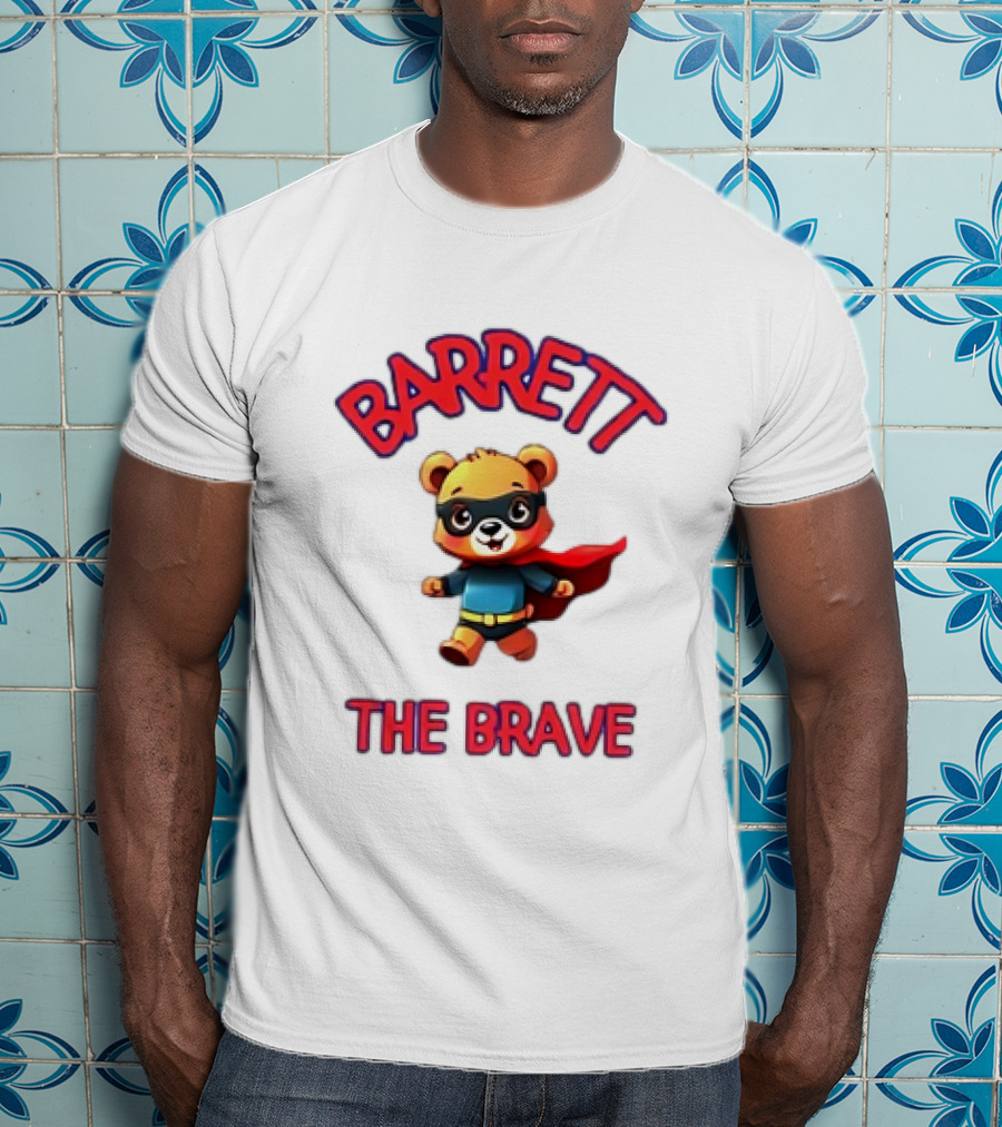 Barrett The Brave Superhero Bear T-Shirt
