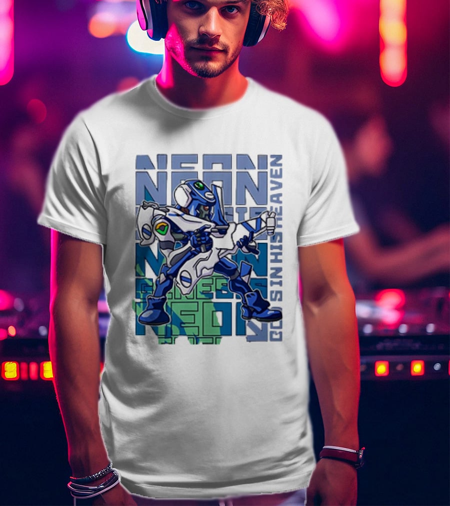 Neon Genesis Evangelion Eva-00 God's In His Heaven T-Shirt