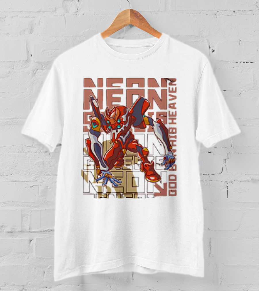 Eva-02 Neon Genesis Evangelion God’s In His Heaven T-Shirt