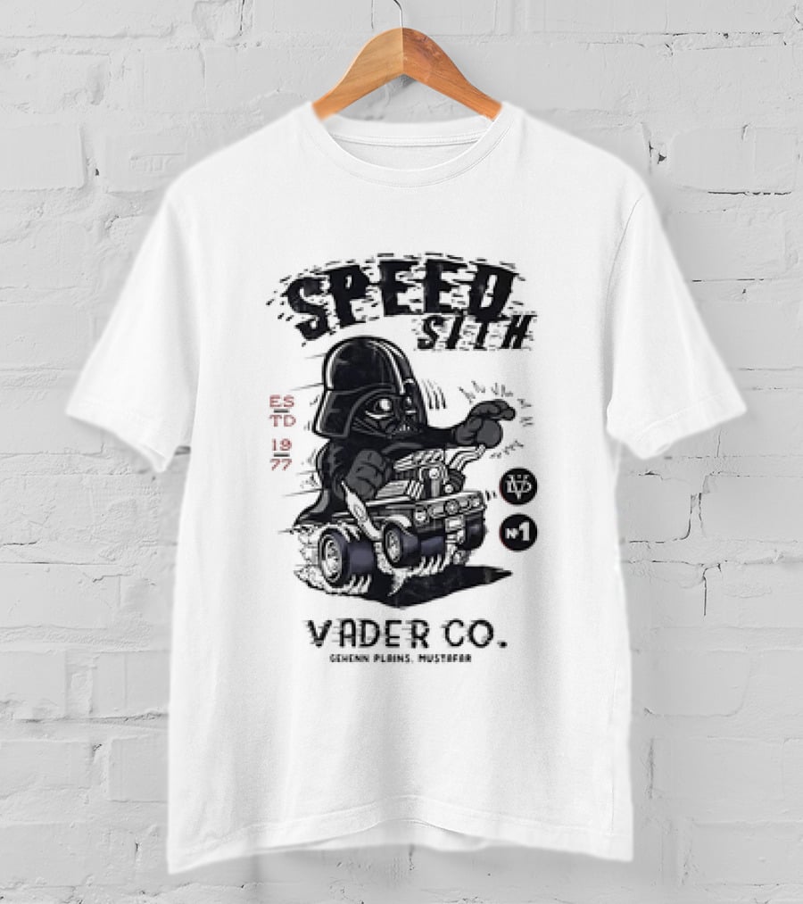 Speed Sith Vader Co Gehenn Plains Mustafar Estd 1977 N1 T-Shirt