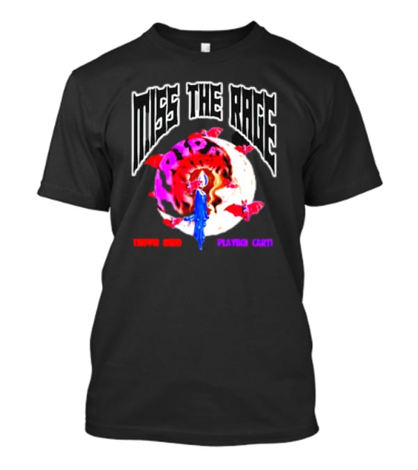 Miss The Rage Trip At Knight Trippie Redd Playboi Carti Lunar Bat Vision T-Shirt