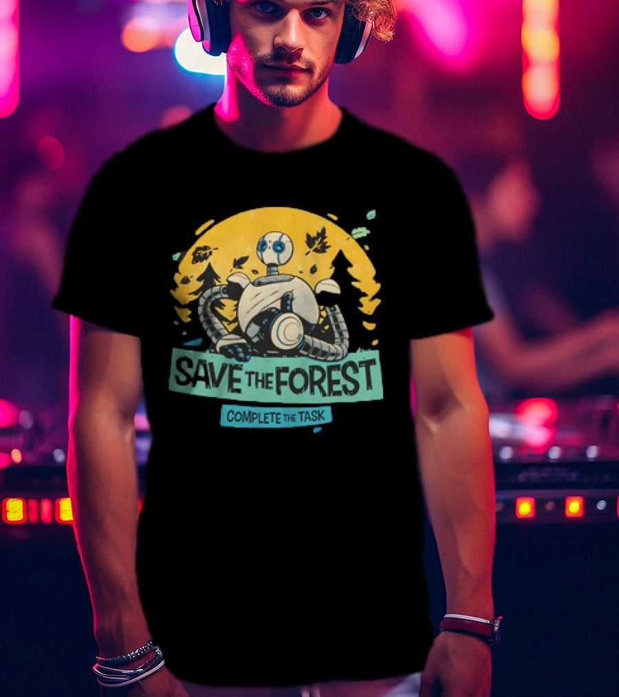 Save The Forest Complete The Task Roz The Wild Robots T-Shirt