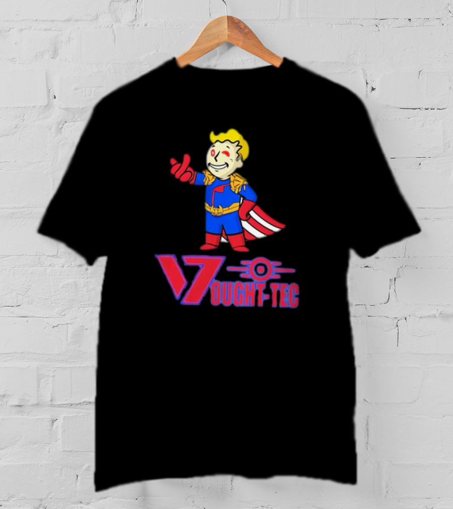 Vought Tec Homelander Vault Boy Crossover Image T-Shirt