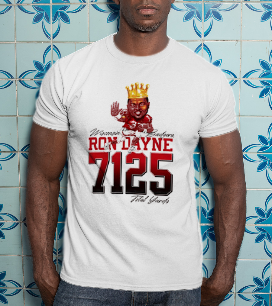 Ron Dayne 7125 Total Yards Wisconsin Badgers T-Shirt