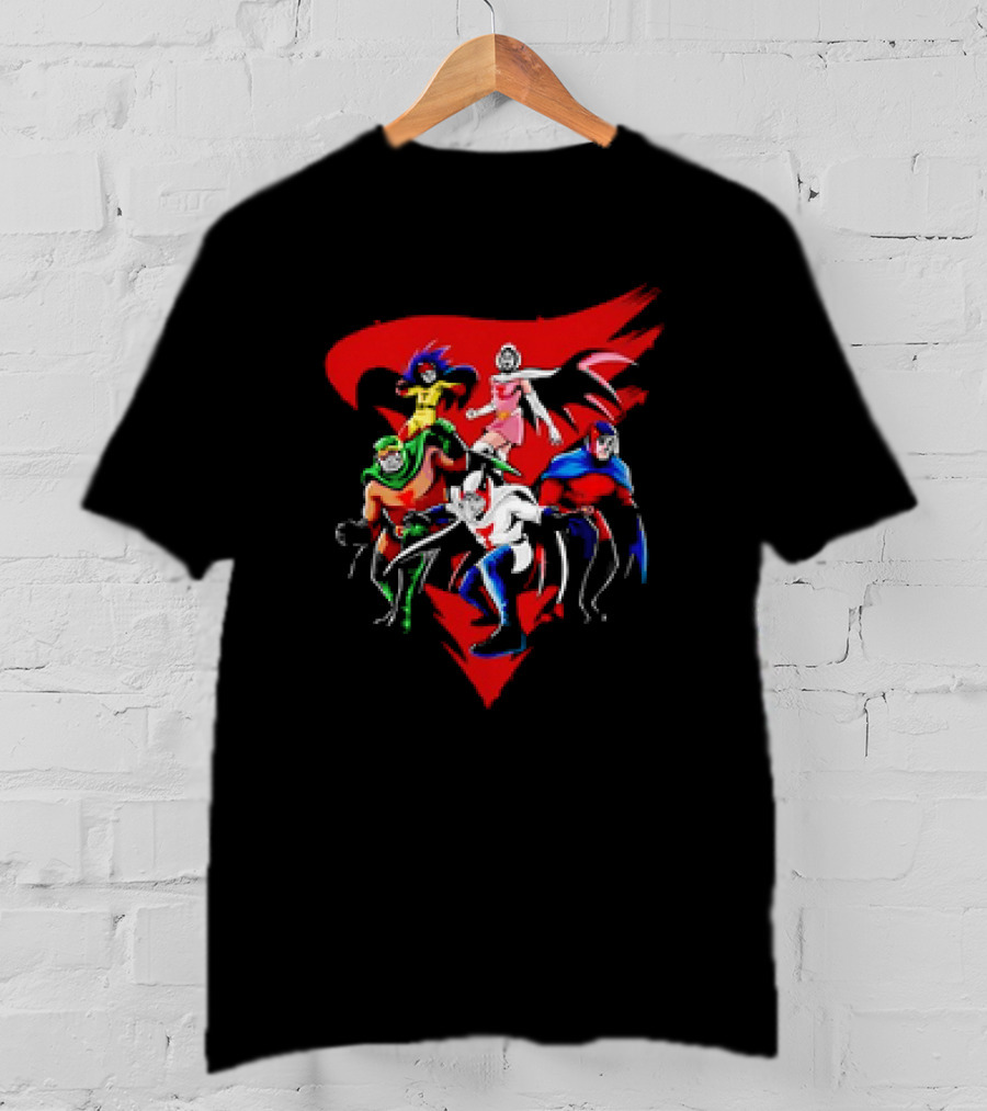 G-Force Zascanauta Battle Of The Planets Characters Dynamic Pose T-Shirt