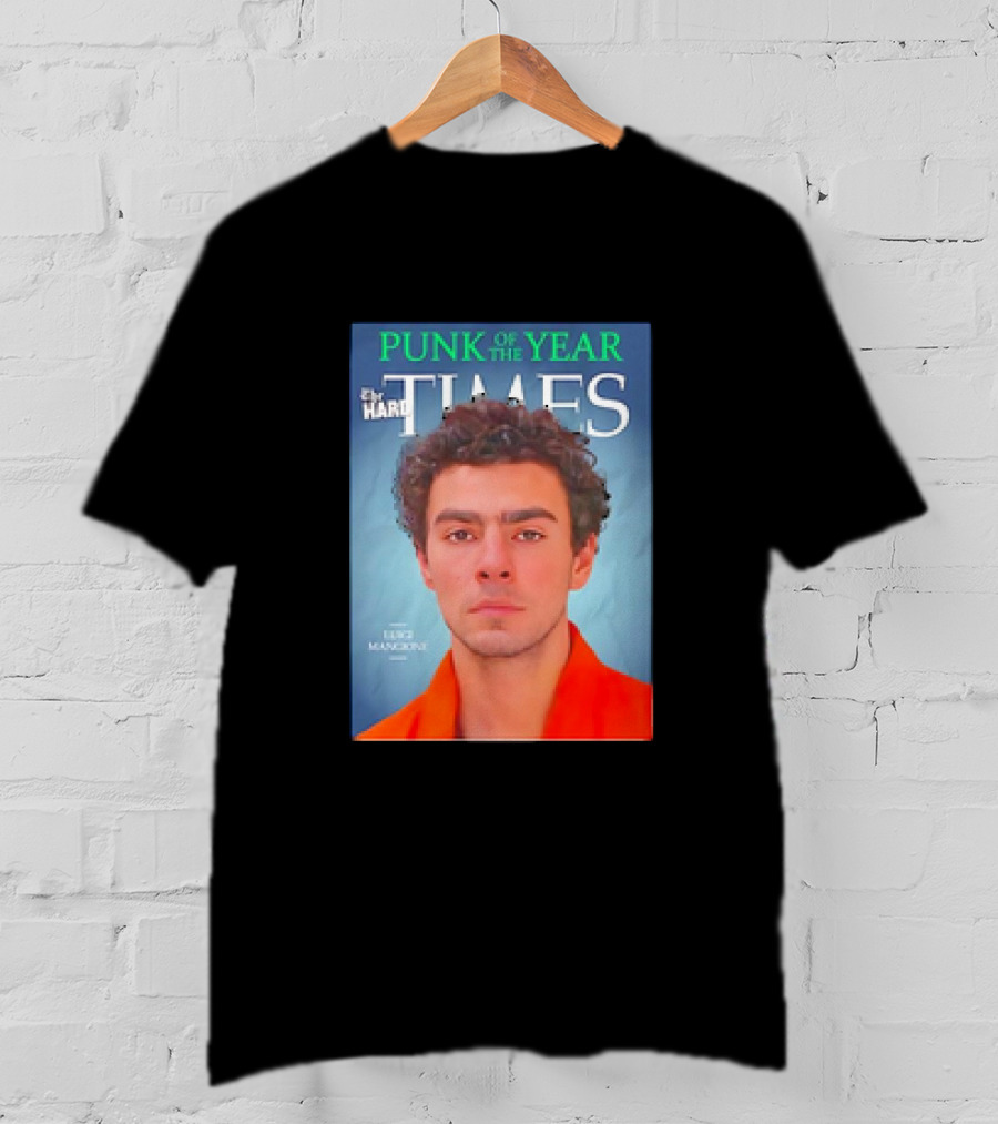 Luigi Mangione Punk Of The Year By The Hard Times T-Shirt