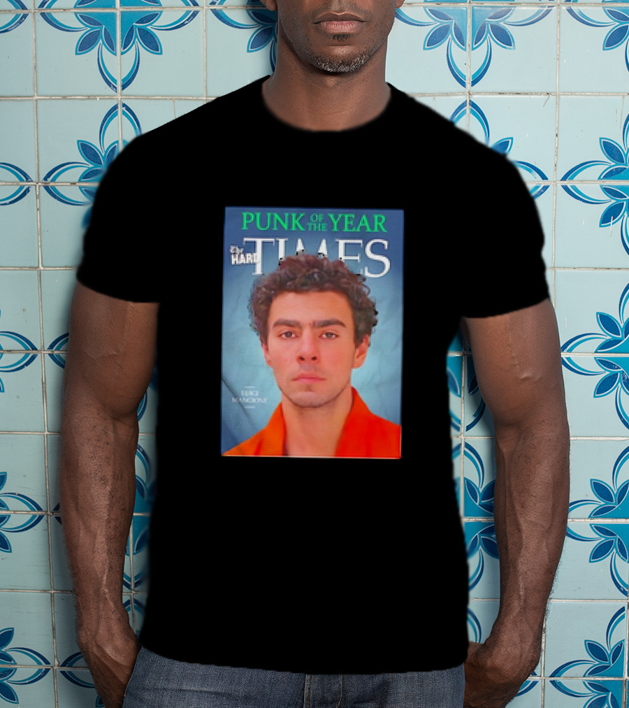 Luigi Mangione Punk Of The Year By The Hard Times T-Shirt