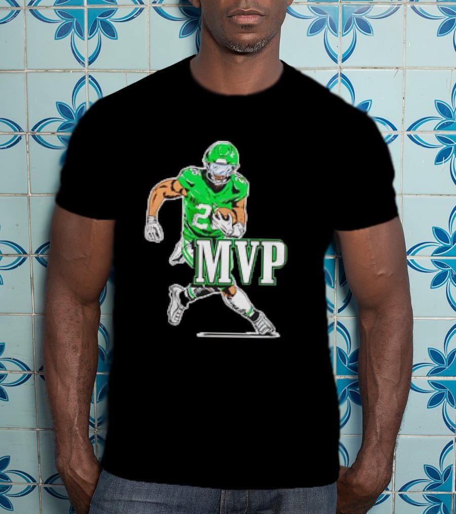 Philadelphia Eagles Number 26 Green Uniform MVP T-Shirt