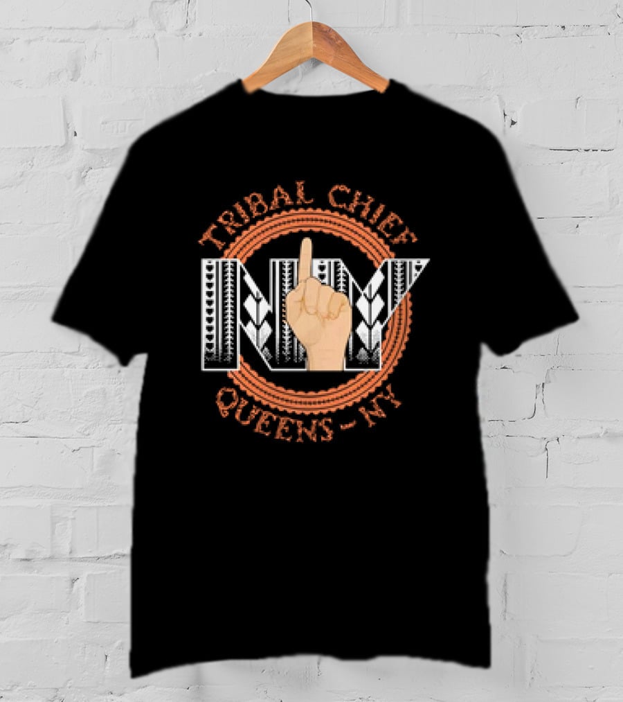 Tribal Chief NY Hand Gesture Queens-NY T-Shirt