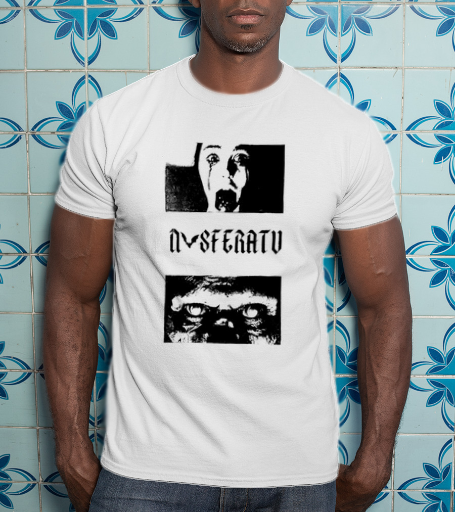 Nosferatu Classic Horror Vampire Face And Eyes T-Shirt