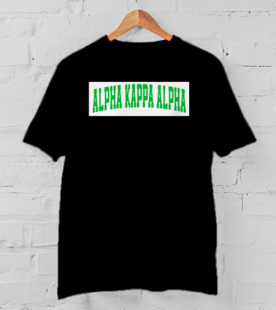 Alpha Kappa Alpha Letterman Sorority Greek Letters T-Shirt