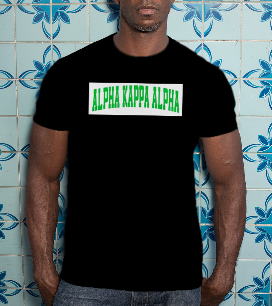 Alpha Kappa Alpha Letterman Sorority Greek Letters T-Shirt