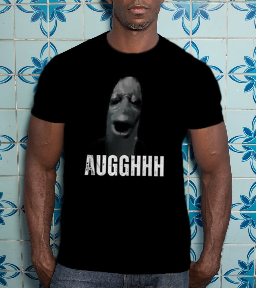 AUGGHHH Cursed Plankton Meme T-Shirt