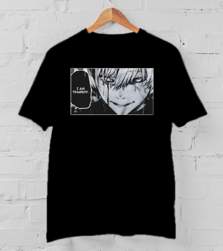 Kaneki Ken I Am Tragedy Manga Panel Anime Tokyo Ghoul T-Shirt